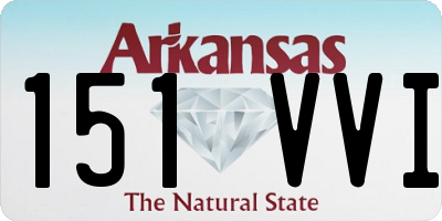 AR license plate 151VVI
