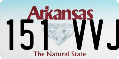 AR license plate 151VVJ