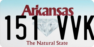 AR license plate 151VVK