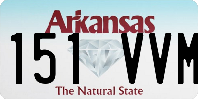 AR license plate 151VVM