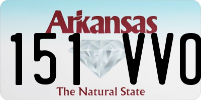 AR license plate 151VVO
