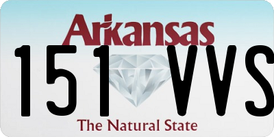 AR license plate 151VVS
