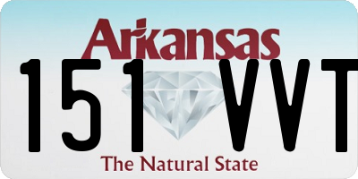 AR license plate 151VVT