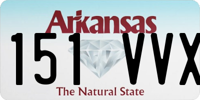 AR license plate 151VVX