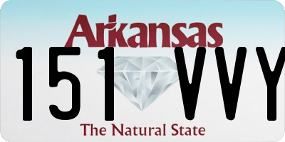 AR license plate 151VVY
