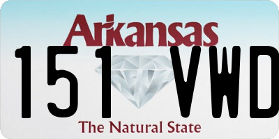 AR license plate 151VWD