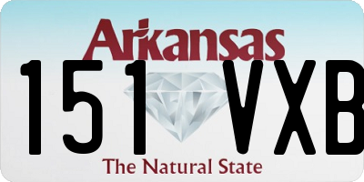 AR license plate 151VXB