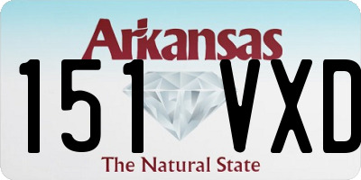 AR license plate 151VXD