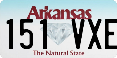 AR license plate 151VXE