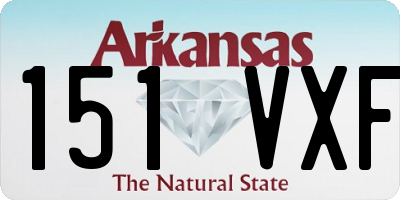 AR license plate 151VXF
