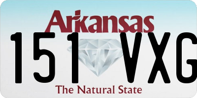 AR license plate 151VXG