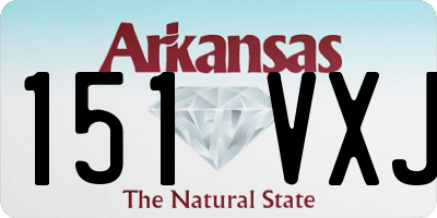 AR license plate 151VXJ