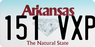 AR license plate 151VXP
