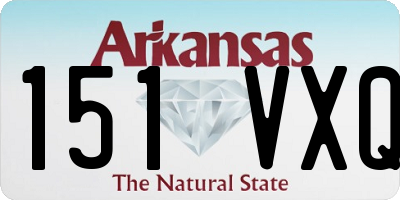 AR license plate 151VXQ