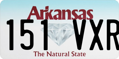 AR license plate 151VXR