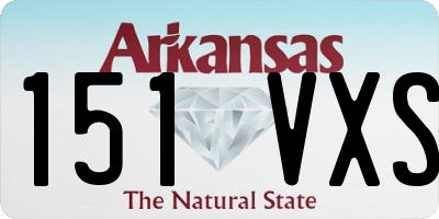AR license plate 151VXS