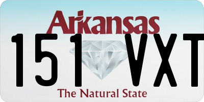 AR license plate 151VXT