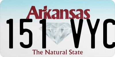 AR license plate 151VYC