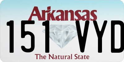 AR license plate 151VYD
