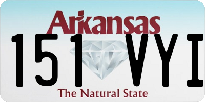 AR license plate 151VYI