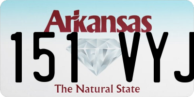AR license plate 151VYJ