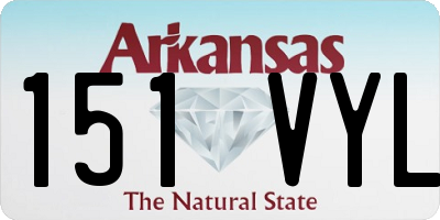 AR license plate 151VYL