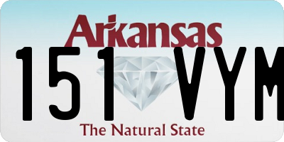 AR license plate 151VYM