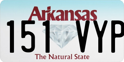 AR license plate 151VYP