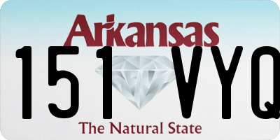 AR license plate 151VYQ