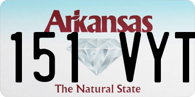 AR license plate 151VYT