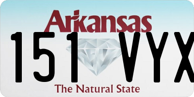 AR license plate 151VYX
