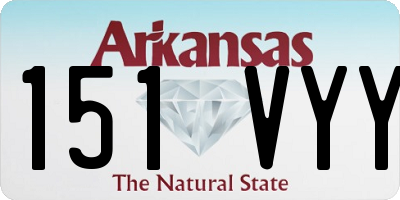 AR license plate 151VYY