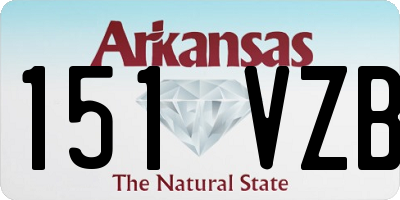 AR license plate 151VZB
