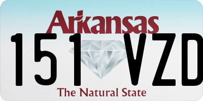 AR license plate 151VZD