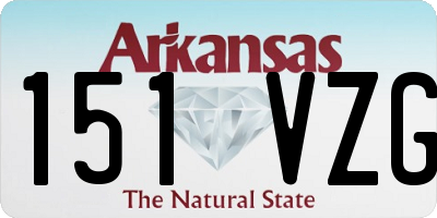 AR license plate 151VZG
