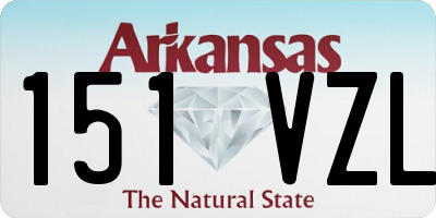 AR license plate 151VZL