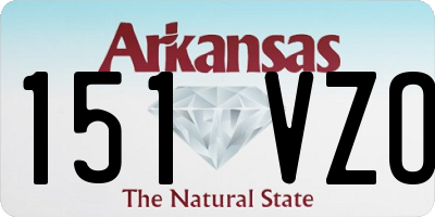 AR license plate 151VZO