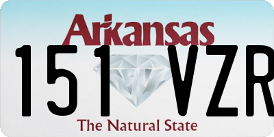 AR license plate 151VZR