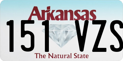 AR license plate 151VZS