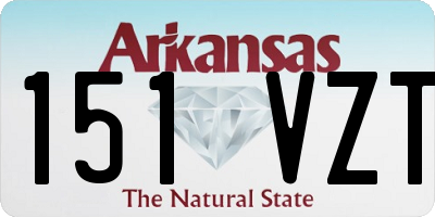 AR license plate 151VZT