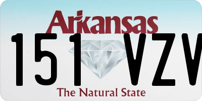 AR license plate 151VZV