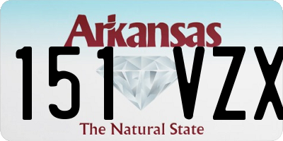 AR license plate 151VZX