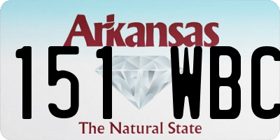 AR license plate 151WBC
