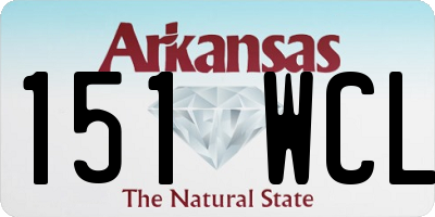 AR license plate 151WCL