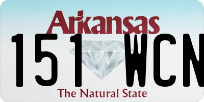 AR license plate 151WCN