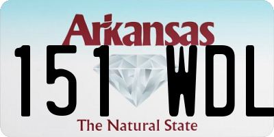 AR license plate 151WDL