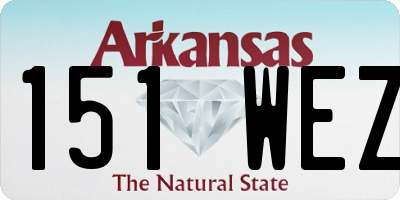 AR license plate 151WEZ
