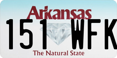 AR license plate 151WFK