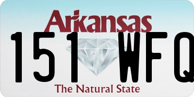 AR license plate 151WFQ
