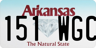 AR license plate 151WGC